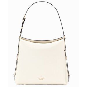 New Kate Spade Dumpling Large Shoulder Bag Pebble Leather Meringue
